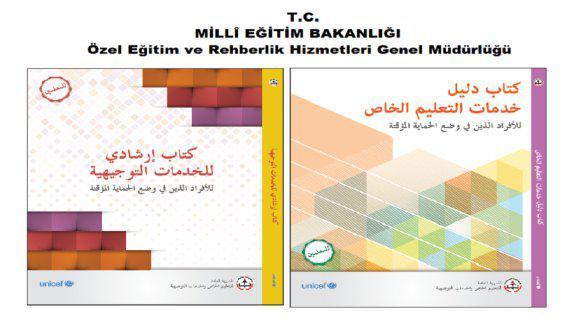 Geçici Koruma Statüsündeki Bireylere Yönelik Hazırlanan Rehberlik Hizmetleri ve Özel Eğitim Hizmetleri Kılavuz Kitaplarının Arapça Basımları Yapıldı.