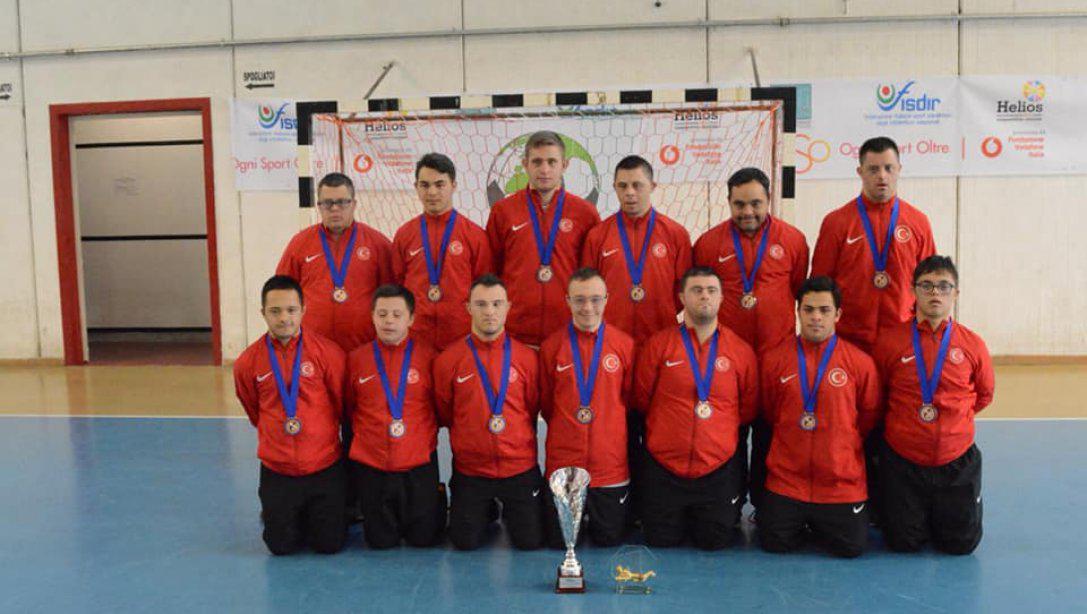 Down Sendromlu Futsal A Milli Takımımız Avrupa Üçüncüsü Oldu.