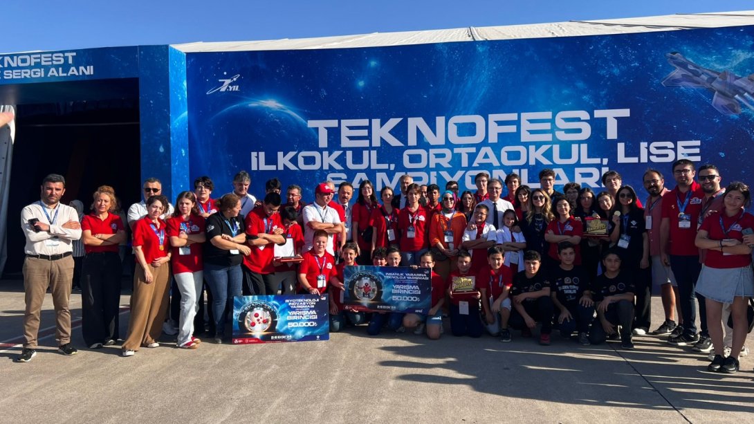 ARGEM VE BİLSEM'LER, TEKNOFEST 2024'E DAMGASINI VURARAK BÜYÜK BİR BAŞARIYA DAHA İMZA ATTILAR